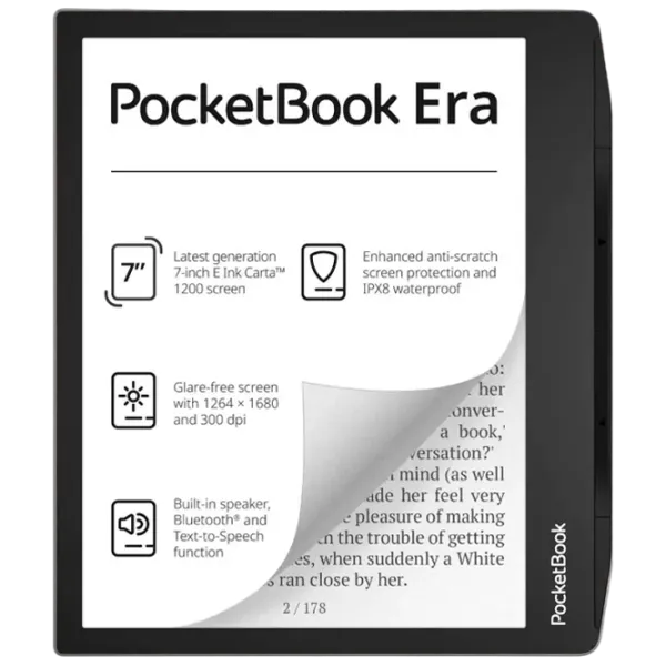 Carte electronică Pocketbook 700 Era 7"/ E-Ink Carta/ 16 GB/ Black photo 1