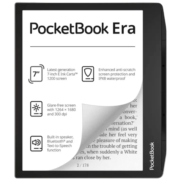 Carte electronică Pocketbook 700 Era 7"/ E-Ink Carta/ 16 GB/ Black photo 1