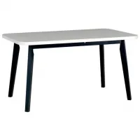 Кухонный стол раскладной Drewmix Oslo 6 ДСП/ Белый