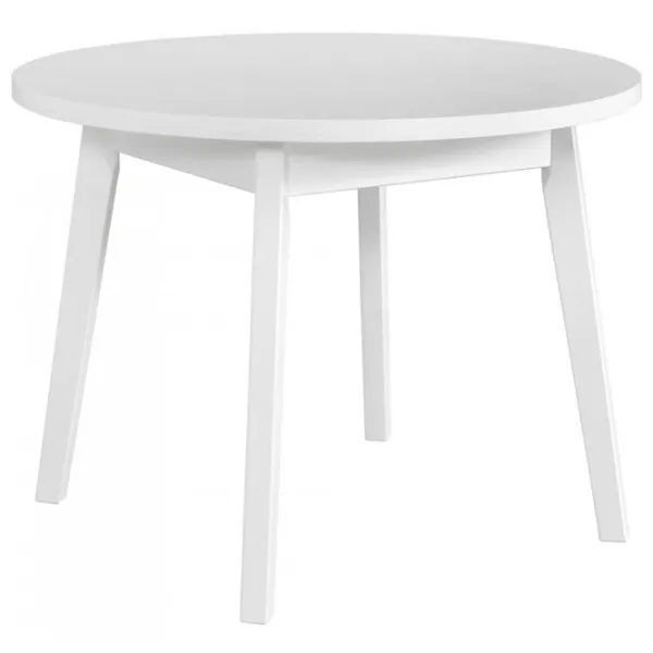 Masă de bucătărie extensibilă Drewmix OSLO 4 MDF/ White photo 1 Masă de bucătărie extensibilă Drewmix OSLO 4 MDF/ White photo 1