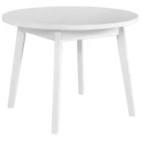 Кухонный стол раскладной Drewmix OSLO 3 ДСП/ Белый