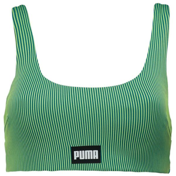 Sutien de baie pentru femei Puma Swim Women Ribbed Scoop Neck Top 1P XS/ Green photo 1 Sutien de baie pentru femei Puma Swim Women Ribbed Scoop Neck Top 1P XS/ Green photo 1