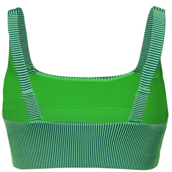 Sutien de baie pentru femei Puma Swim Women Ribbed Scoop Neck Top 1P XS/ Green photo 2 Sutien de baie pentru femei Puma Swim Women Ribbed Scoop Neck Top 1P XS/ Green photo 2