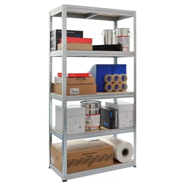 Стеллаж SDGroup 5708279 180см x 90см x 60см cm/ Металл/ Серый photo 2 Стеллаж SDGroup 5708279 180см x 90см x 60см cm/ Металл/ Серый photo 2