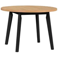 Кухонный стол раскладной Drewmix OSLO 3 ДСП/ Коричневый