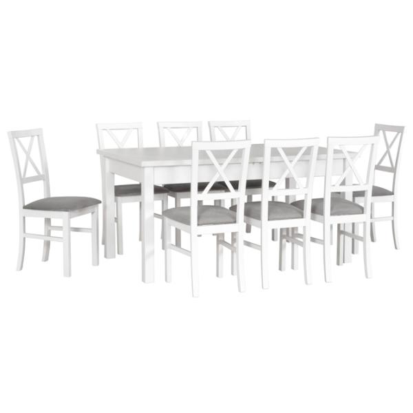 Кухонный стол раскладной Drewmix MODENA 2XL ДСП/ Белый photo 1 Кухонный стол раскладной Drewmix MODENA 2XL ДСП/ Белый photo 1