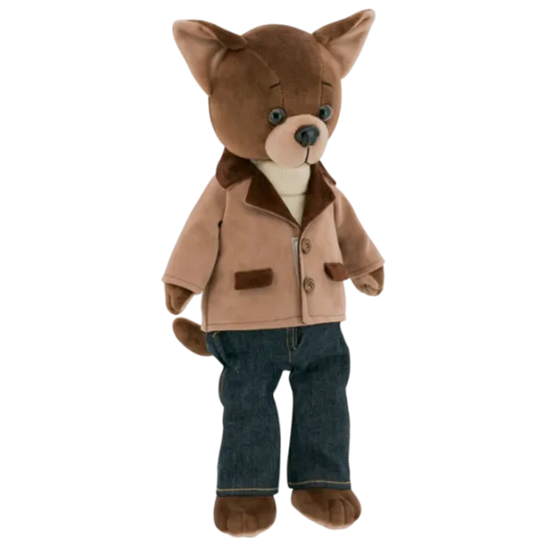Jucărie moale Orange Toys Animals Dog Kiki Alex Style 3+/ Brown photo 1