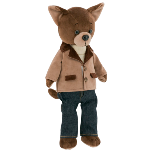 Jucărie moale Orange Toys Animals Dog Kiki Alex Style 3+/ Brown photo 1