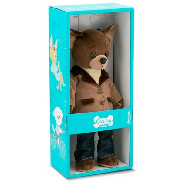 Jucărie moale Orange Toys Animals Dog Kiki Alex Style 3+/ Brown photo 7