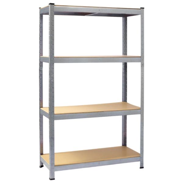 Etajeră Plonos 470000 150 x 75 x 30 cm/ Metal/ Silver photo 1 Etajeră Plonos 470000 150 x 75 x 30 cm/ Metal/ Silver photo 1