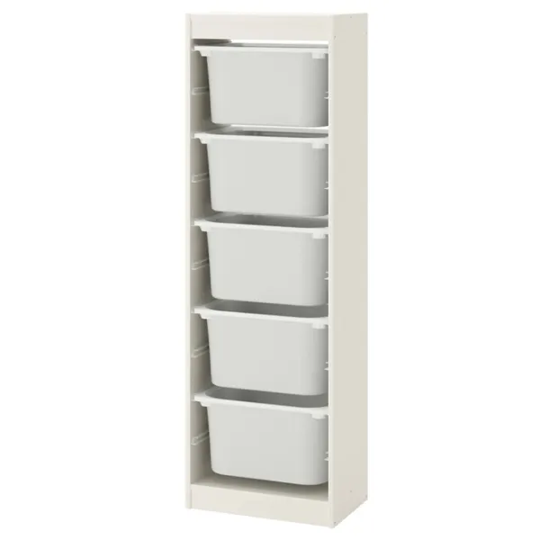 Стеллаж с контейнерами Ikea Trofast 145см x 46см x 30см cm/ ЛДСП/ White photo 1 Стеллаж с контейнерами Ikea Trofast 145см x 46см x 30см cm/ ЛДСП/ White photo 1