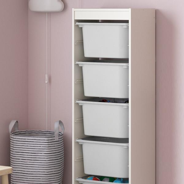 Стеллаж с контейнерами Ikea Trofast 145см x 46см x 30см cm/ ЛДСП/ White photo 2 Стеллаж с контейнерами Ikea Trofast 145см x 46см x 30см cm/ ЛДСП/ White photo 2