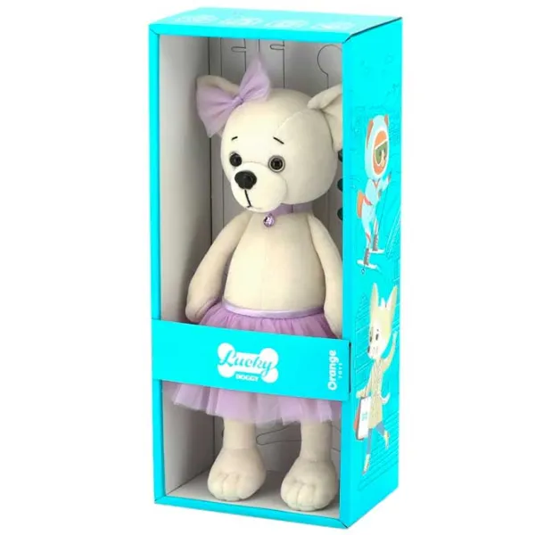 Jucărie moale Orange Toys Animals Lili Violet 3+/ White photo 4 Jucărie moale Orange Toys Animals Lili Violet 3+/ White photo 4