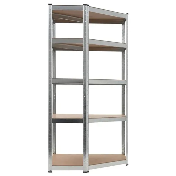Стеллаж SDGroup 5708504 180см x 70см x 45см cm/ Металл/ Silver photo 2 Стеллаж SDGroup 5708504 180см x 70см x 45см cm/ Металл/ Silver photo 2