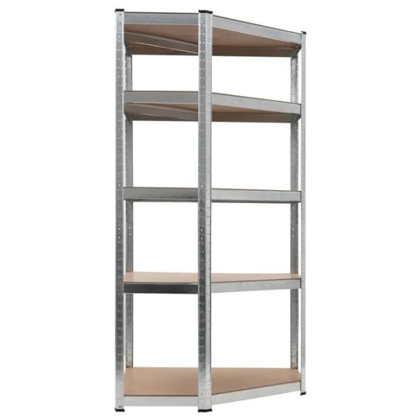 Стеллаж SDGroup 5708504 180см x 70см x 45см cm/ Металл/ Silver photo 2 Стеллаж SDGroup 5708504 180см x 70см x 45см cm/ Металл/ Silver photo 2