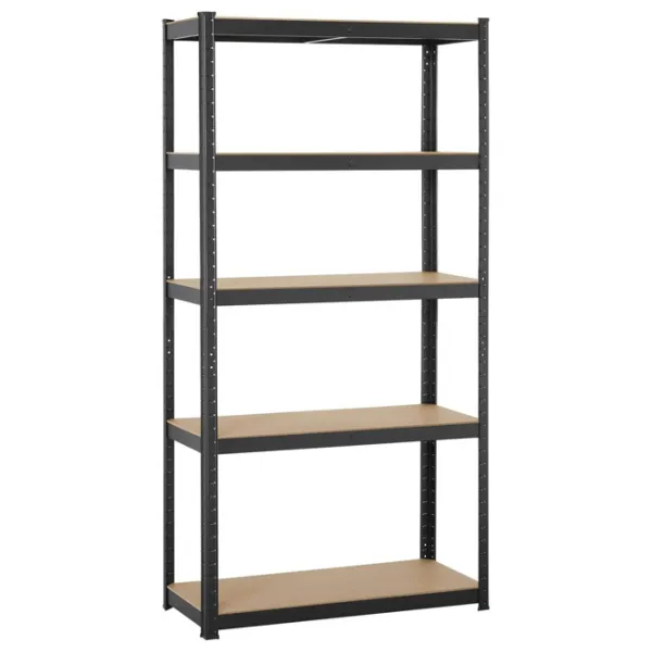 Стеллаж SDGroup 5700734 180см x 90см x 40см cm/ Металл/ Black photo 1 Стеллаж SDGroup 5700734 180см x 90см x 40см cm/ Металл/ Black photo 1