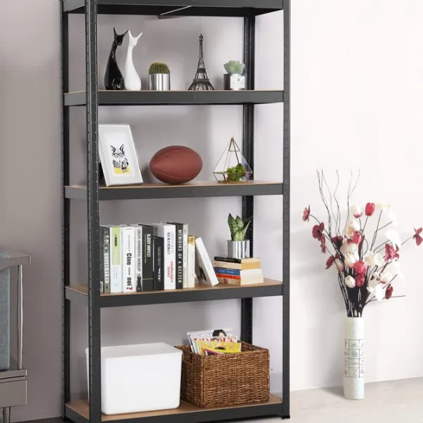 Стеллаж SDGroup 5700734 180см x 90см x 40см cm/ Металл/ Black photo 2 Стеллаж SDGroup 5700734 180см x 90см x 40см cm/ Металл/ Black photo 2