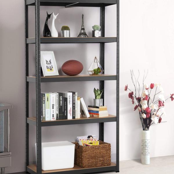 Стеллаж SDGroup 5700734 180см x 90см x 40см cm/ Металл/ Black photo 2 Стеллаж SDGroup 5700734 180см x 90см x 40см cm/ Металл/ Black photo 2