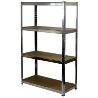 Стеллаж Chomik GWI7792 150см x 70см x 30см cm/ Металл/ Silver