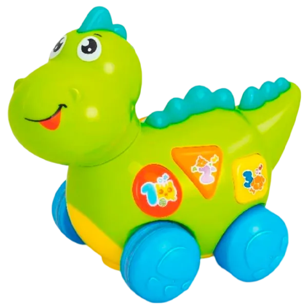 Jucărie de împins și tras Hola Toys Animals OP HT 6105 1+/ Green photo 1