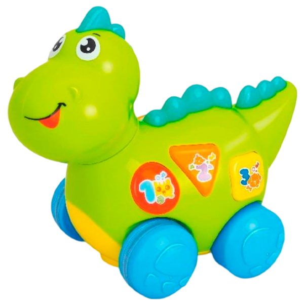 Jucărie de împins și tras Hola Toys Animals OP HT 6105 1+/ Green photo 1