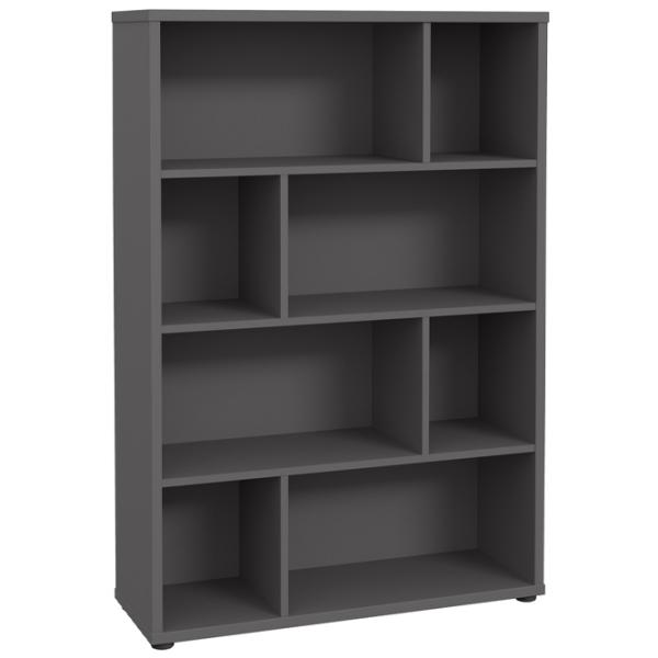 Стеллаж Fortuna Claritudo 121.5см x 84.5см x 29.1см cm/ ЛДСП/ Серый photo 1