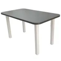 Masă de bucătărie extensibilă Drewmix WENUS 2 PAL/ Graphite