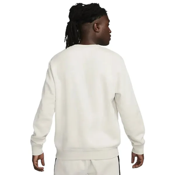 Толстовка для мужчин Nike M Nsw Sp Flc Crew Bb  Прямой / Белый photo 2