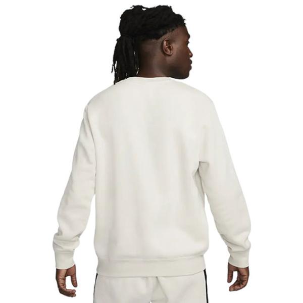 Толстовка для мужчин Nike M Nsw Sp Flc Crew Bb  Прямой / Белый photo 2