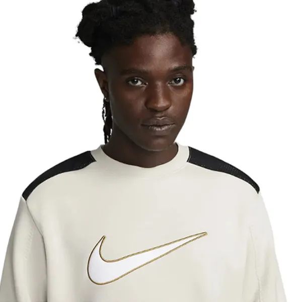 Толстовка для мужчин Nike M Nsw Sp Flc Crew Bb  Прямой / Белый photo 4