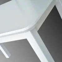 Masă de bucătărie extensibilă Drewmix WENUS 2 S PAL/ White photo 2