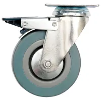 Roată Vorel VOR87384 125 mm/ Rotativă/ cărucioare