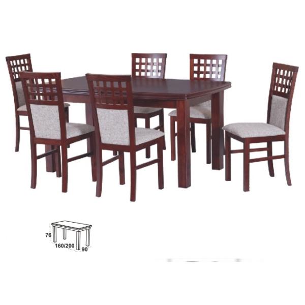 Masă de bucătărie extensibilă Drewmix KENT 2 PAL/ Wenge photo 2 Masă de bucătărie extensibilă Drewmix KENT 2 PAL/ Wenge photo 2