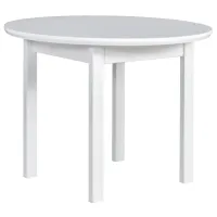 Masă de bucătărie extensibilă Drewmix POLI 1 PAL/ White