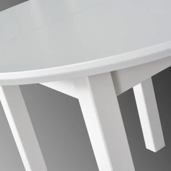 Masă de bucătărie extensibilă Drewmix POLI 1 PAL/ White photo 2 Masă de bucătărie extensibilă Drewmix POLI 1 PAL/ White photo 2