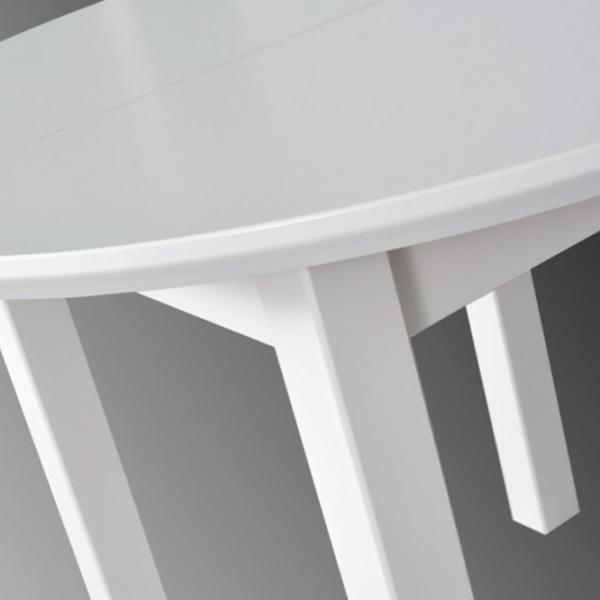 Masă de bucătărie extensibilă Drewmix POLI 1 PAL/ White photo 2 Masă de bucătărie extensibilă Drewmix POLI 1 PAL/ White photo 2