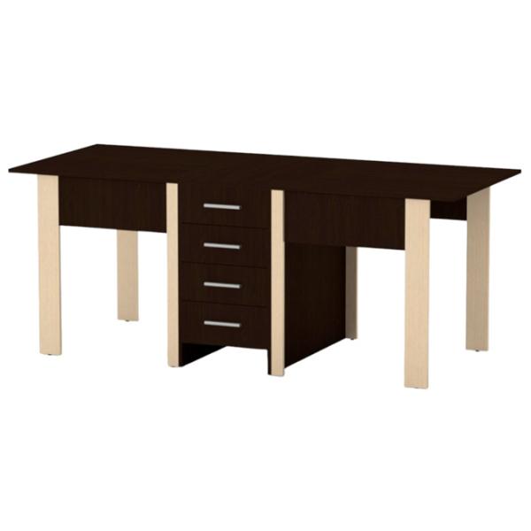 Masă de bucătărie KompaniT книжка-3 Lemn/ Wenge photo 1 Masă de bucătărie KompaniT книжка-3 Lemn/ Wenge photo 1