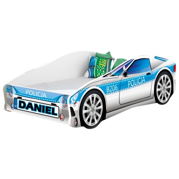 Pat pentru copii MyKids Race Car 80 x 160 cm/ PAL/ Blue photo 1