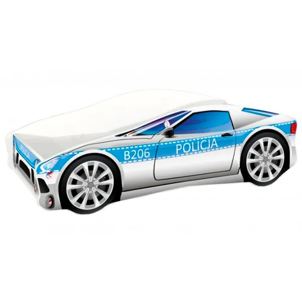 Pat pentru copii MyKids Race Car 80 x 160 cm/ PAL/ Blue photo 2