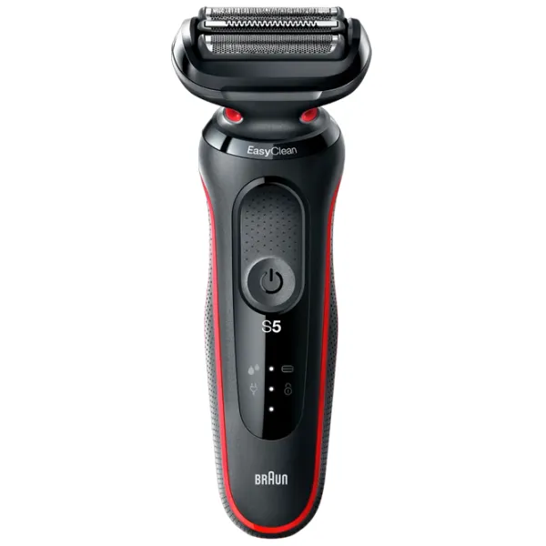 Aparat de bărbierit electric Braun 51-R1200s Black Red photo 1