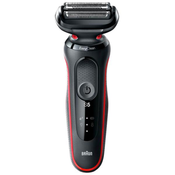 Aparat de bărbierit electric Braun 51-R1200s Black Red photo 1
