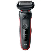 Электробритва Braun 51-R1200s Black Red