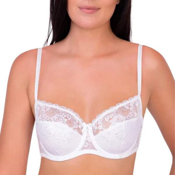 Sutien pentru femei Milavitsa 116180 80E/ White/ Balconette photo 1