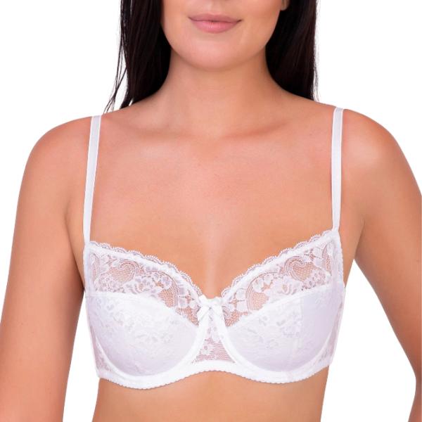 Sutien pentru femei Milavitsa 116180 80E/ White/ Balconette photo 1