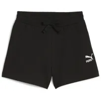Pantaloni scurți pentru femei Puma Classics Ribbed A-Line L/ Black