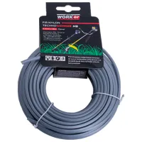 Fir pentru trimmer Technoworker VOR57387 Nailon/ 15 m