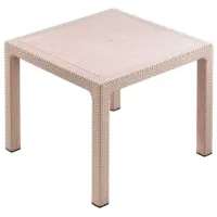 Садовый стол Magnus Rattan Прямоугольный/ Капучино