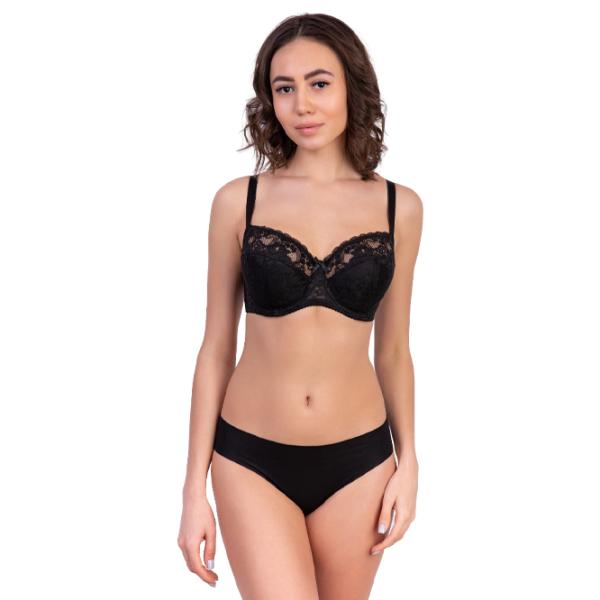 Sutien pentru femei Milavitsa 116180 100B/ Black/ Balconette photo 3
