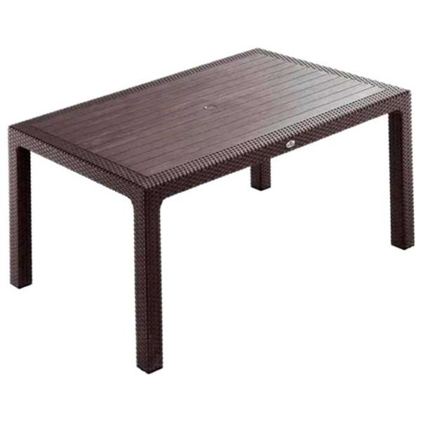 Садовый стол Magnus Rattan Прямоугольный/ Brown photo 1 Садовый стол Magnus Rattan Прямоугольный/ Brown photo 1