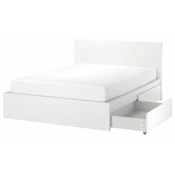 Pat Ikea Malm Luroy 2 180 x 200 cm/ Furnir/ White photo 1 Pat Ikea Malm Luroy 2 180 x 200 cm/ Furnir/ White photo 1